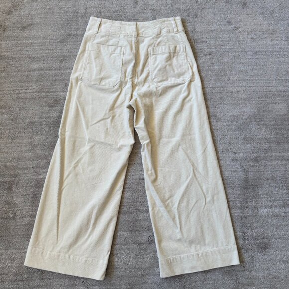 Anthropologie Maeve Colette Cropped Wide-Leg Corduroy Pants - Picture 9 of 11